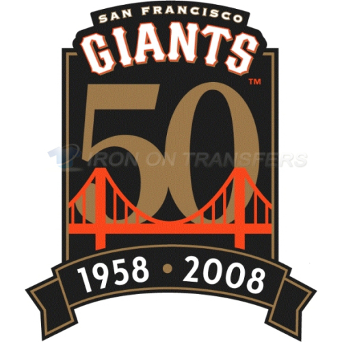 San Francisco Giants Iron-on Stickers (Heat Transfers)NO.1888